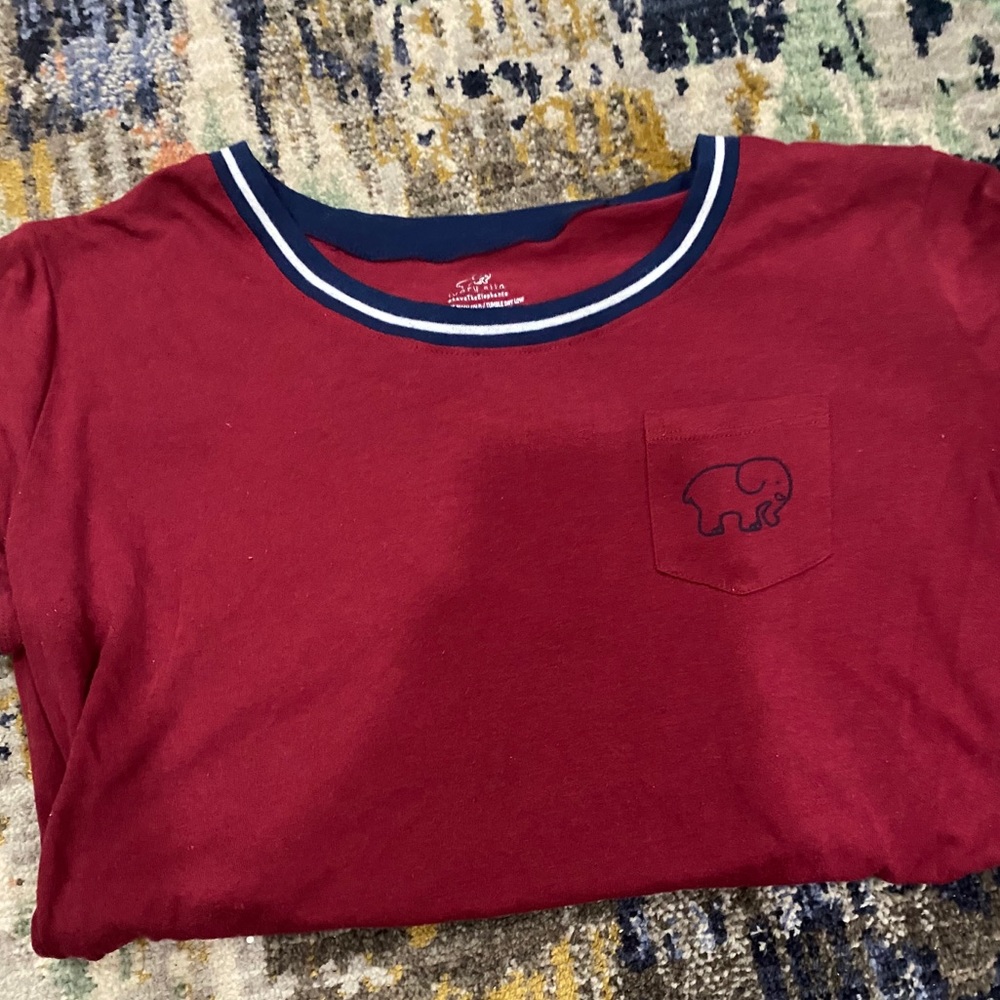 Red,white and blue IVORYELLA comfy-t